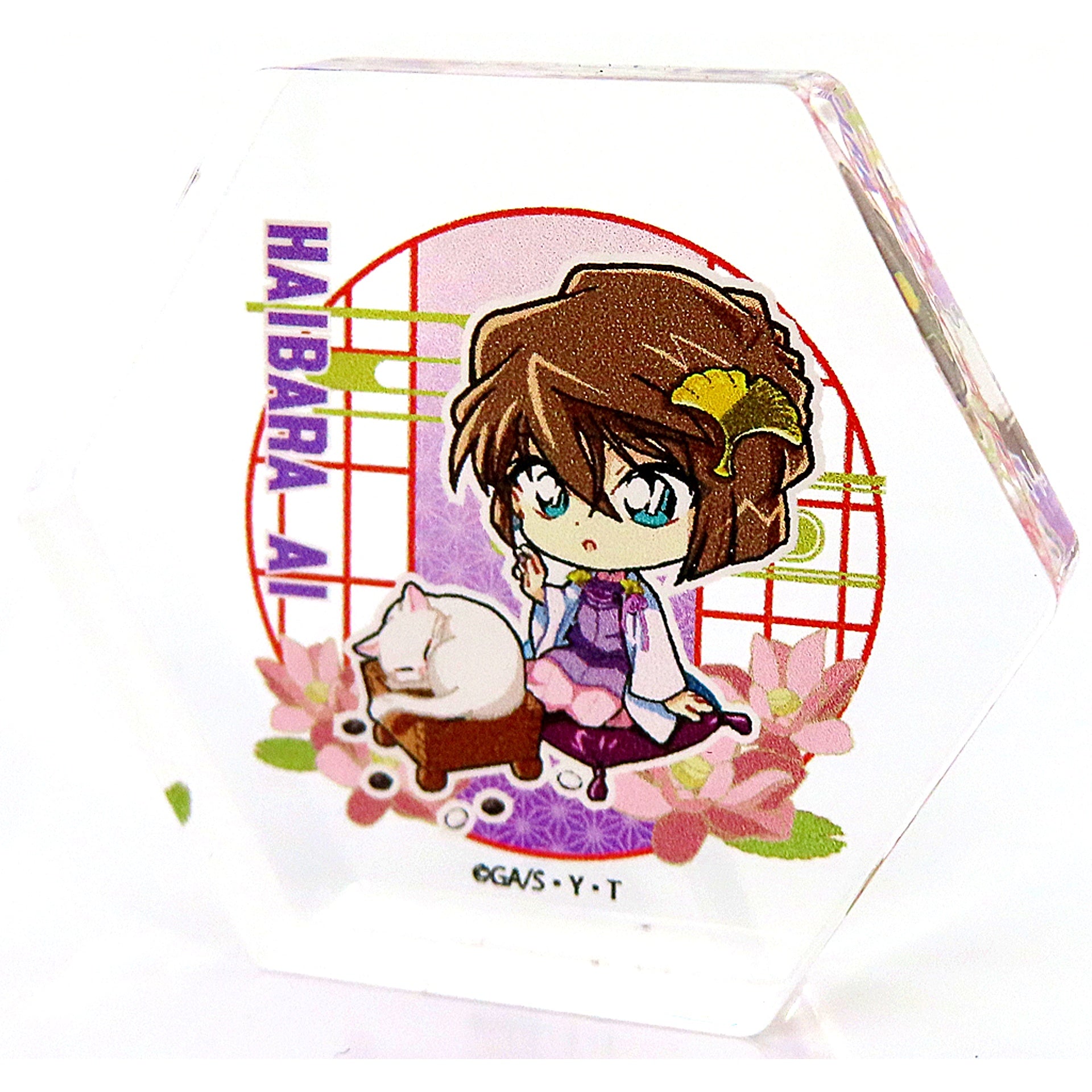 Ai Haibara Detective Conan Osaka Castle Honjin Special Shop 2025 Trading Acrylic Block Sengoku Pattern B [USED]