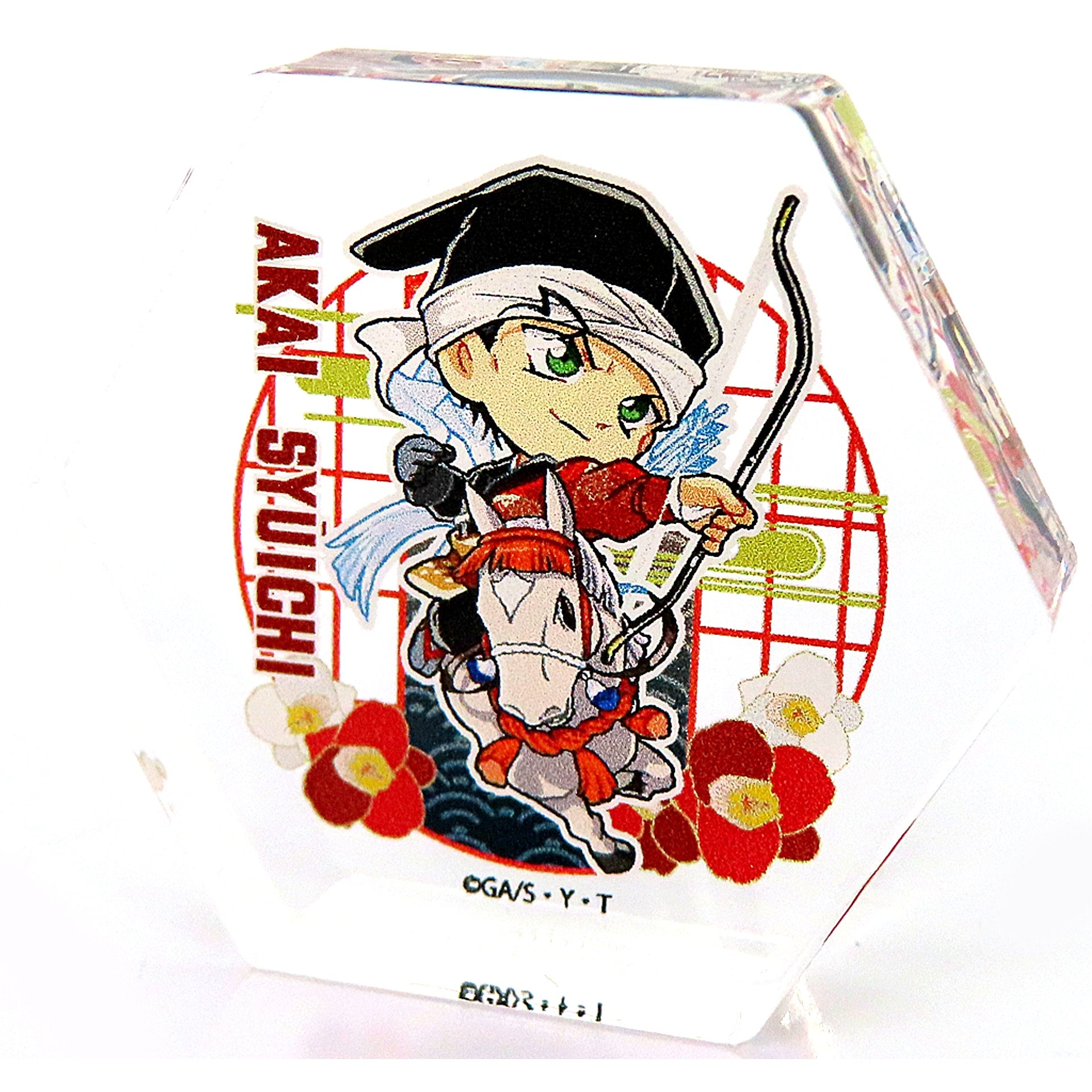 Shuichi Akai Detective Conan Osaka Castle Honjin Special Shop 2025 Trading Acrylic Block Sengoku Pattern B [USED]