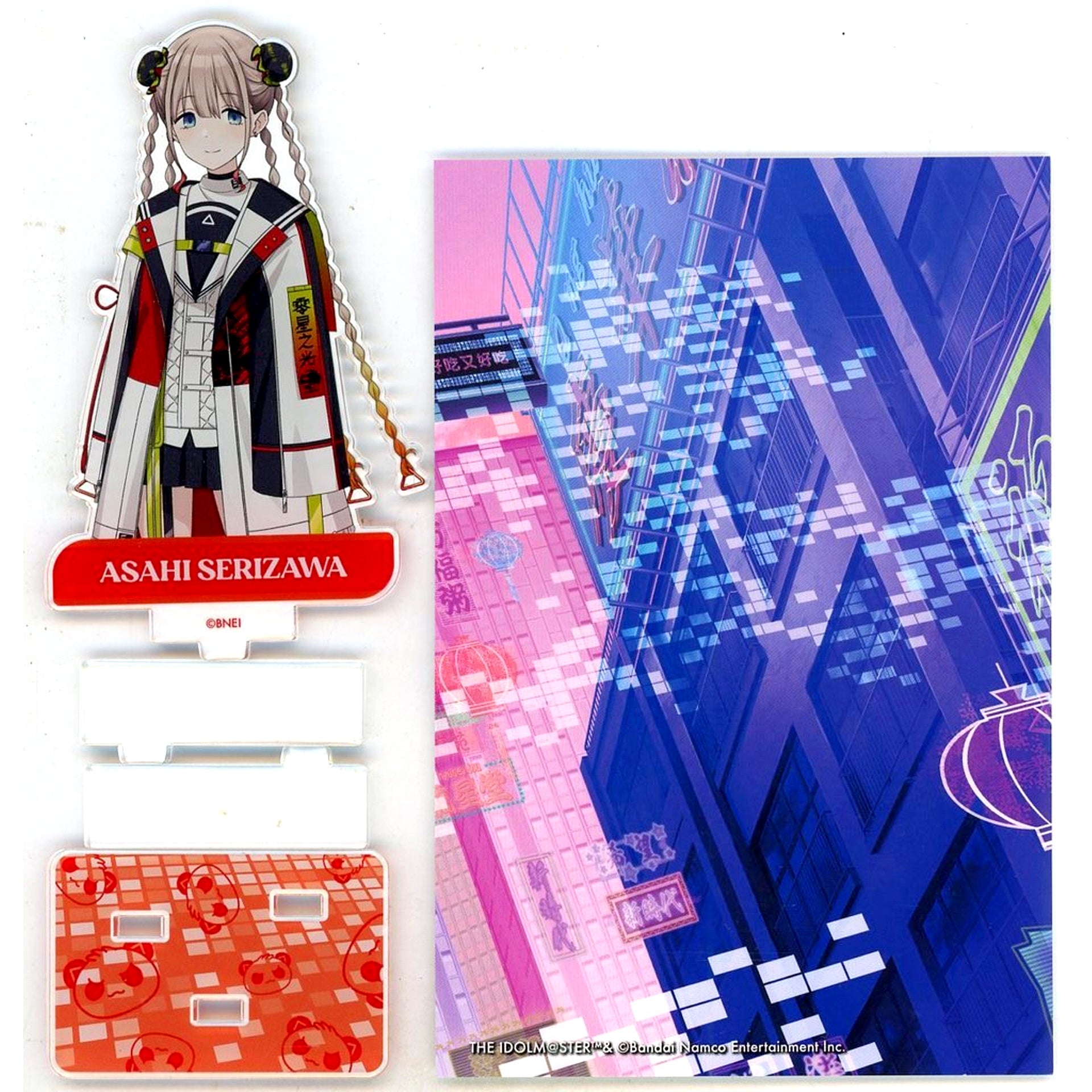Asahi Serizawa The Idolmaster Shiny Colors Acrylic Stand with Background Mount ECHOES 05 [USED]
