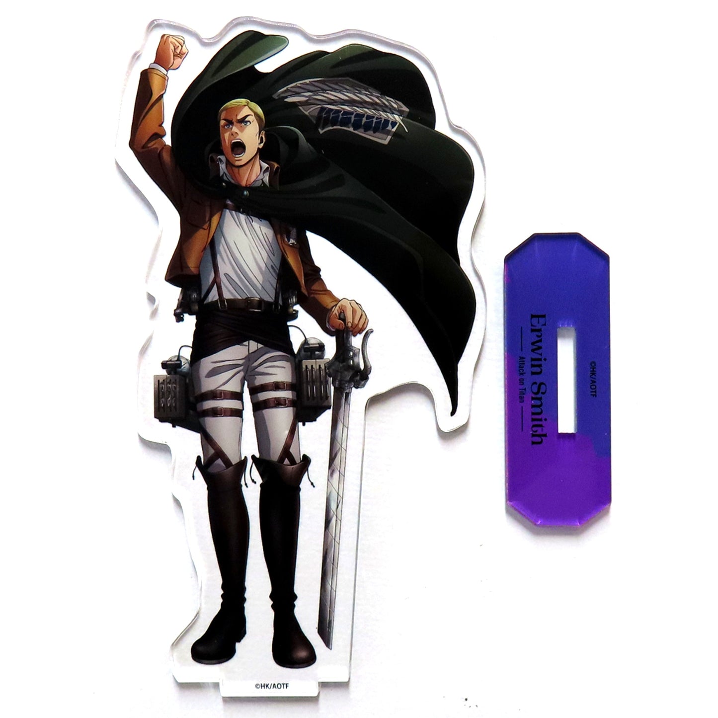 Erwin Smith Attack on Titan Drawn Illustration Acrylic Stand [USED]