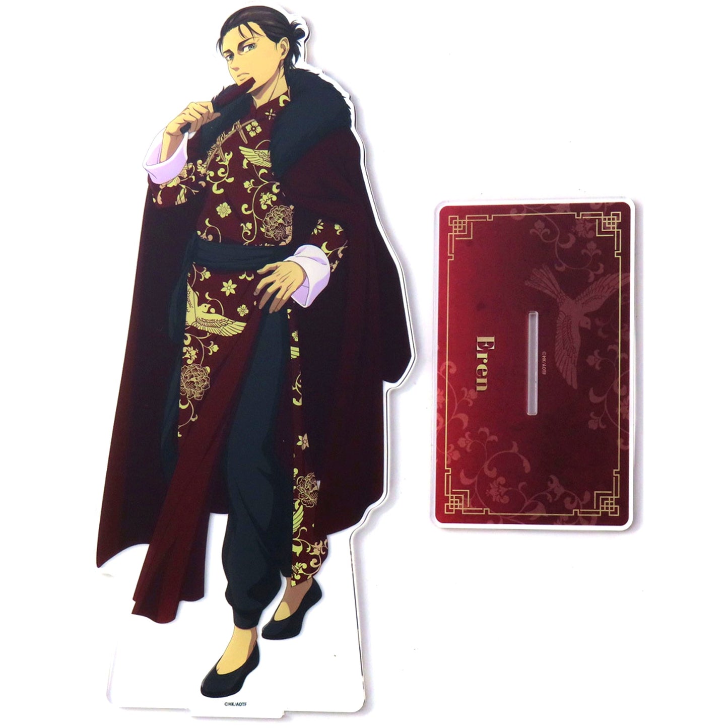 Eren Yeager Extra Large Acrylic Stand GiGO Collab Cafe Attack on Titan The Final Season [USED]