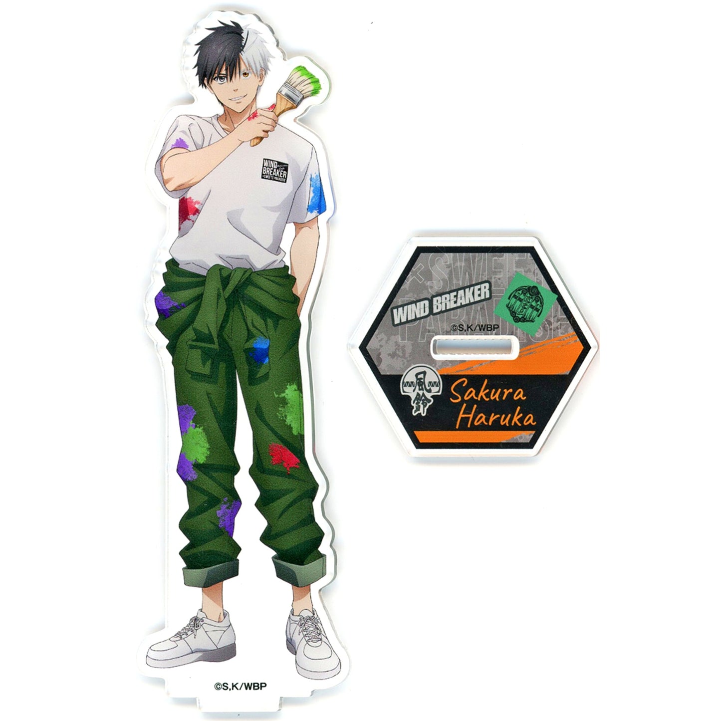 Haruka Sakura Acrylic Stand WIND BREAKER x SWEETS PARADISE [USED]