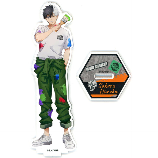 Haruka Sakura Acrylic Stand WIND BREAKER x SWEETS PARADISE [USED]