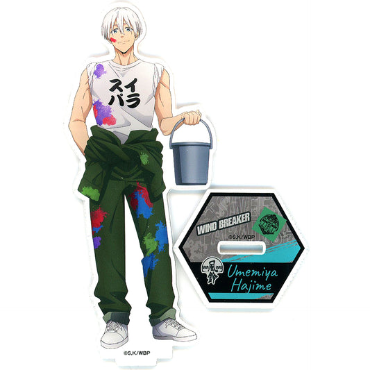 Hajime Umemiya Acrylic Stand WIND BREAKER x SWEETS PARADISE [USED]