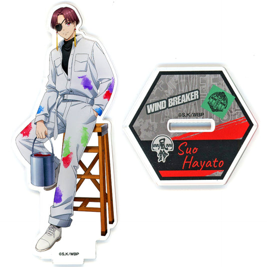 Hayato Suo Acrylic Stand WIND BREAKER x SWEETS PARADISE [USED]
