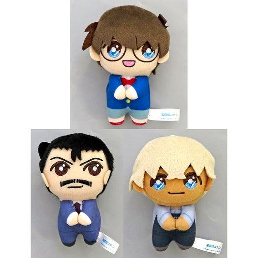 Set of 3 Pyokotomo Mascot Conan & Kogoro & Amuro EX Detective Conan [USED]