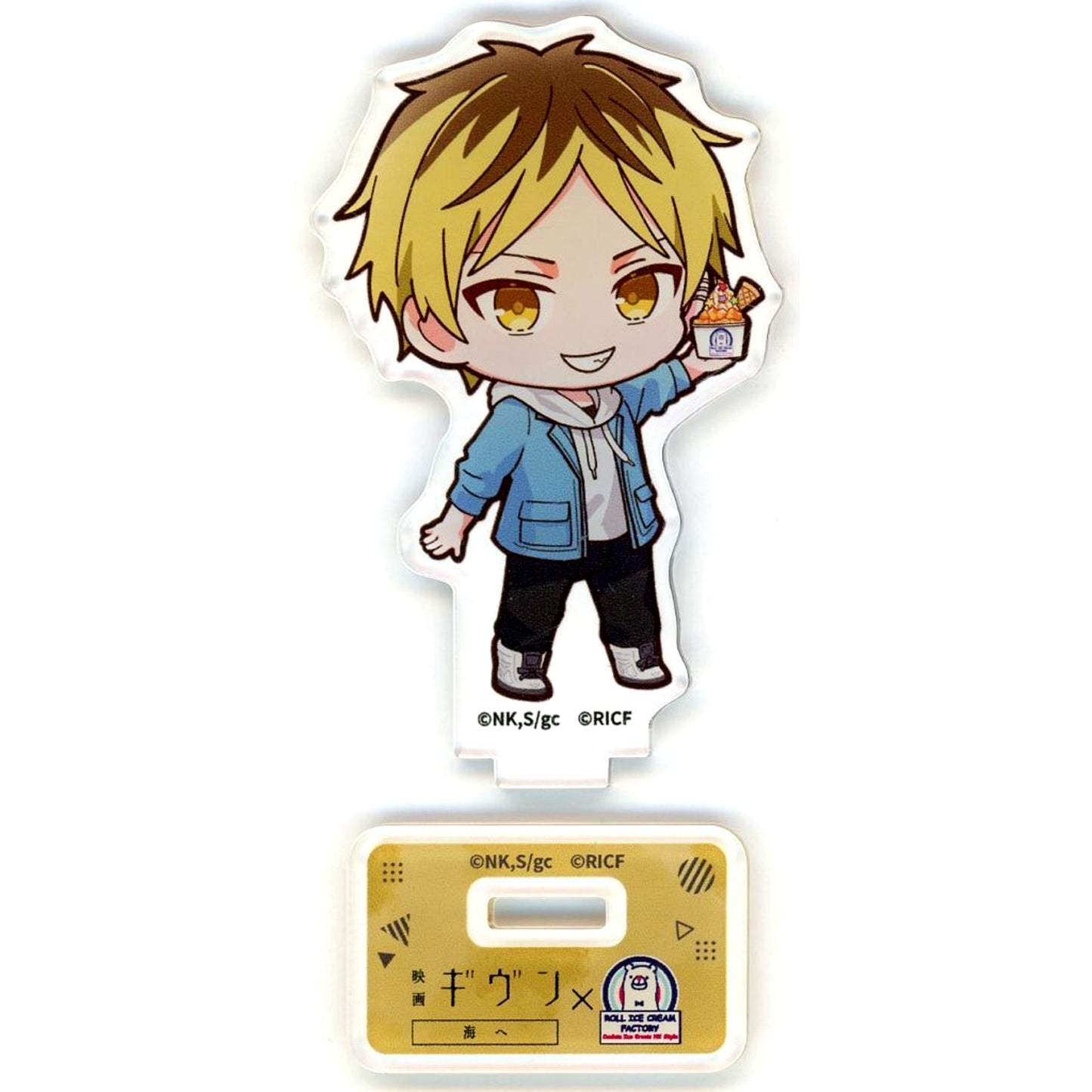Hiiragi Kashima Given The Movie: To the Sea x Roll Ice Cream Factory Trading Acrylic Stand [USED]