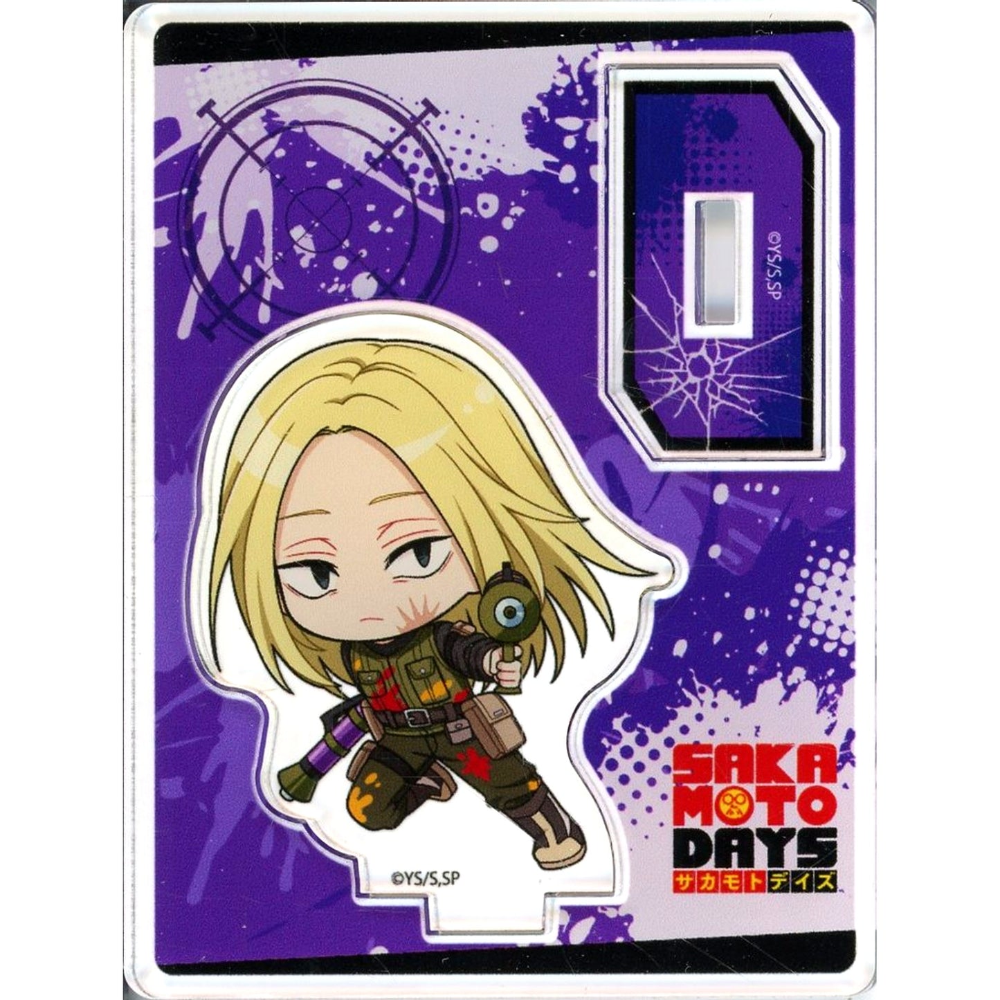 Shishiba SAKAMOTO DAYS Trading Acrylic Stand Paintball Mini Character Ver. AnimeJapan 2025 [USED]
