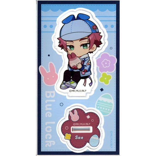 Sae Itoshi Denim Easter Acrylic Stand Blue Lock [USED]