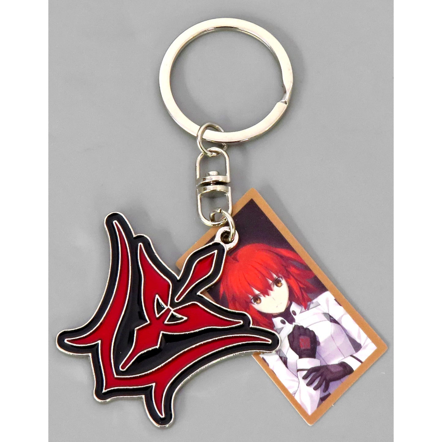 Master Female Fate/Grand Order Command Spell Metal Keychain [USED]