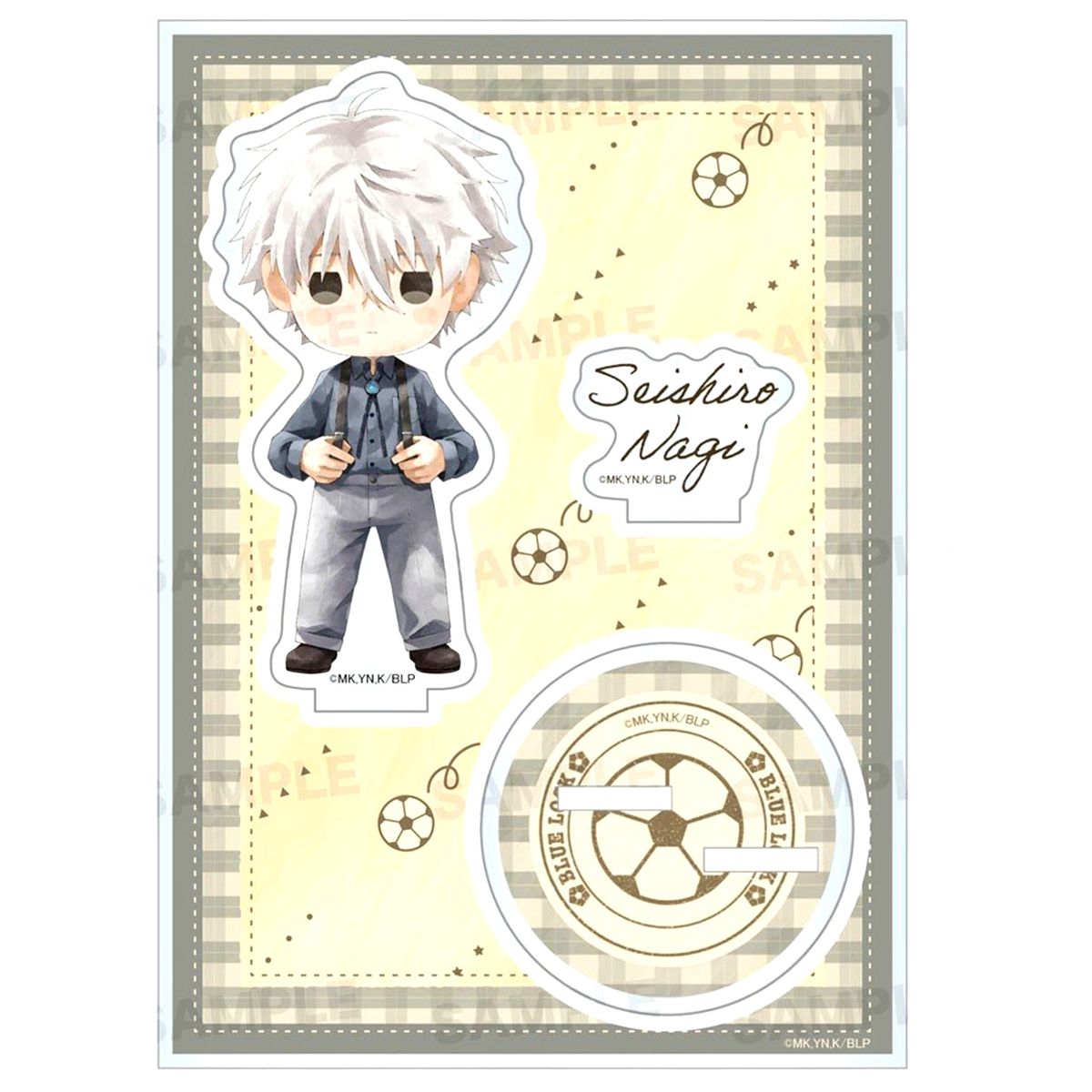 Seishiro Nagi Acrylic Stand Charamage Suspender Ver. Blue Lock [USED]