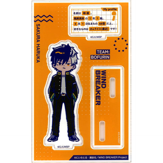 Haruka Sakura A. Retropop Acrylic Stand WIND BREAKER [USED]