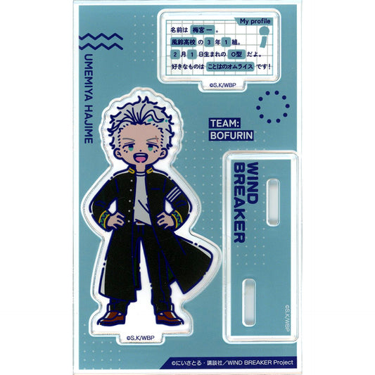 Hajime Umemiya B. Retropop Acrylic Stand WIND BREAKER [USED]