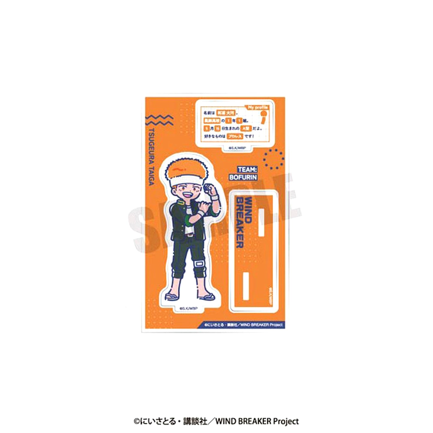 Taiga Tsugeura H. Retropop Acrylic Stand WIND BREAKER [USED]