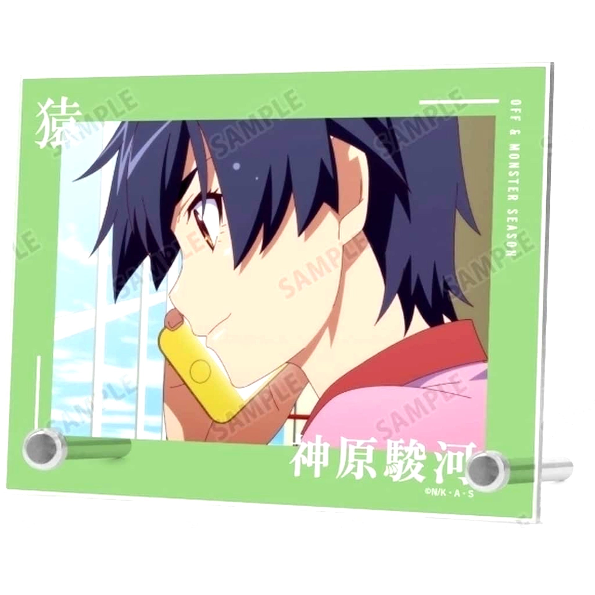 Suruga Kanbaru Monogatari Series Off and Monster Season Scene Photo A6 Acrylic Panel "Monogatari Series Off and Monster Season" [USED]