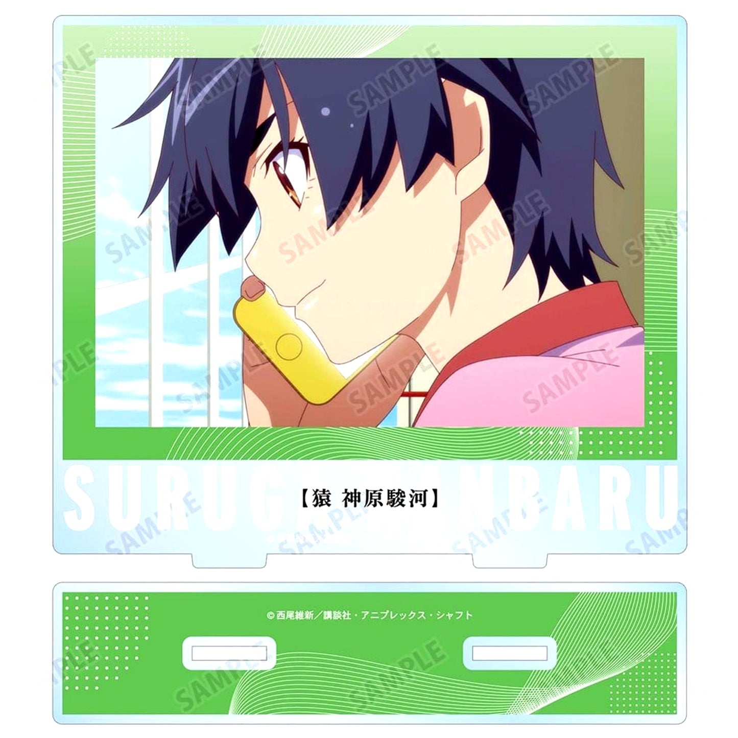 Suruga Kanbaru Monogatari Series Off and Monster Season Scene Photo BIG Acrylic Stand "Monogatari Series Off and Monster Season" [USED]