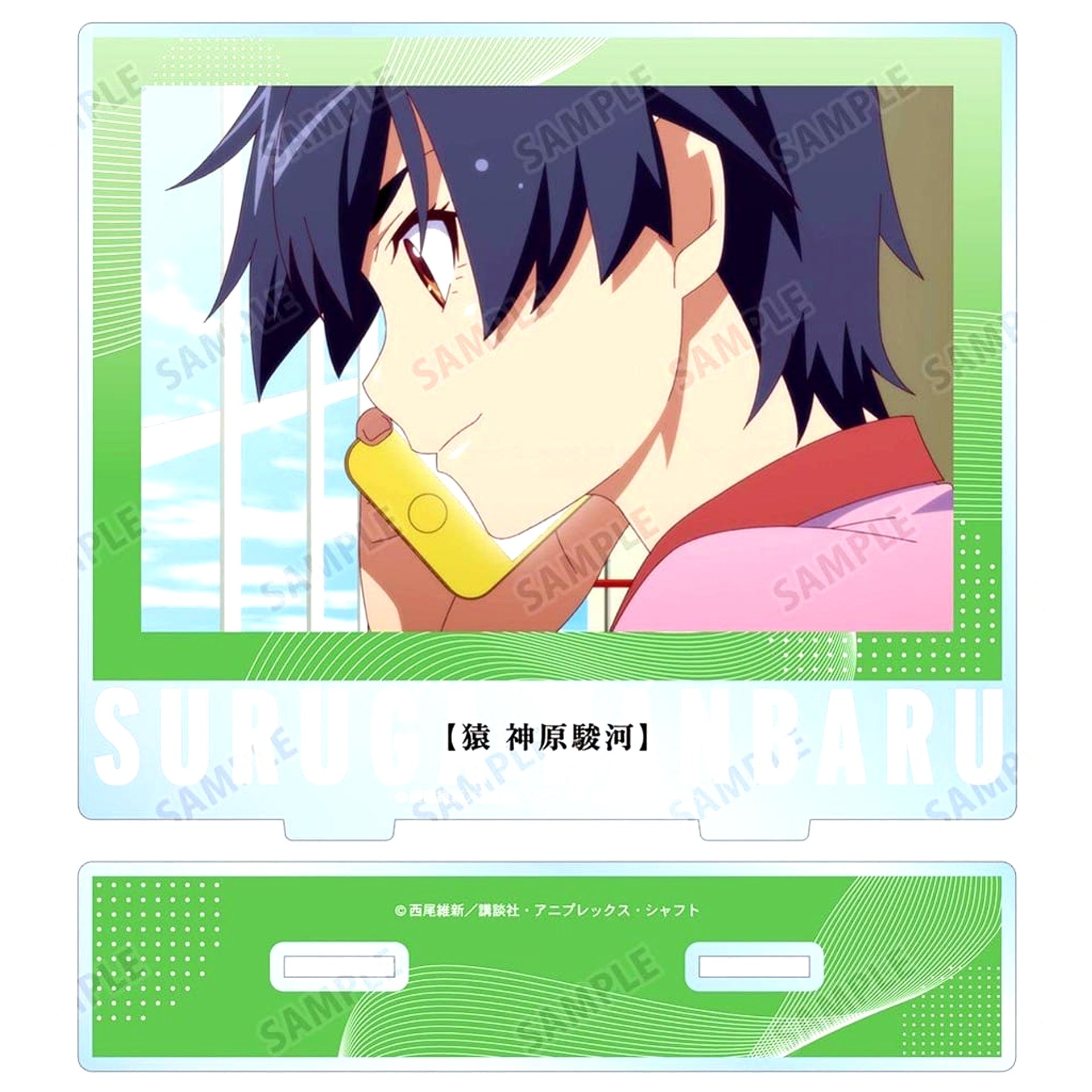 Suruga Kanbaru Monogatari Series Off and Monster Season Scene Photo BIG Acrylic Stand "Monogatari Series Off and Monster Season" [USED]