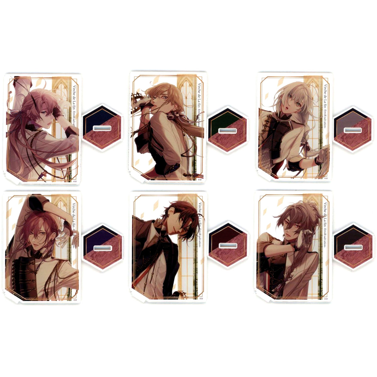 Set of 6 Virche Evermore -ErroR:salvation- Random Card Type Acrylic Stand Reproduce [USED]