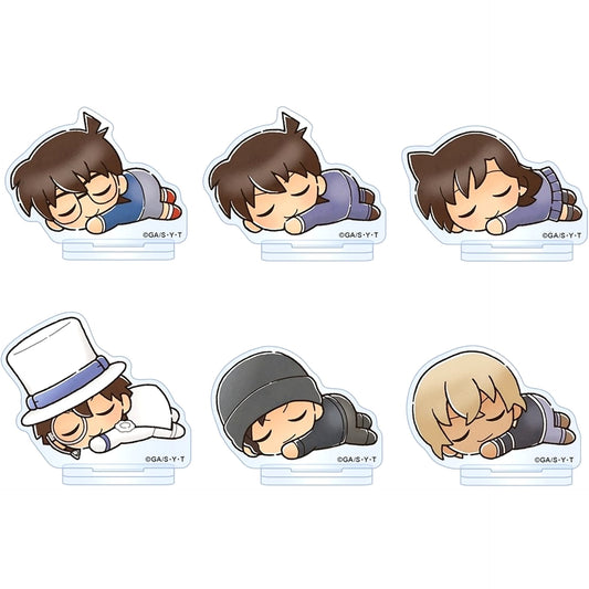 Detective Conan Conan Edogawa & Others All 6 Types Set Nemunemu Kororin Acrylic Stand Vol.1 Acrylic Stands [USED]