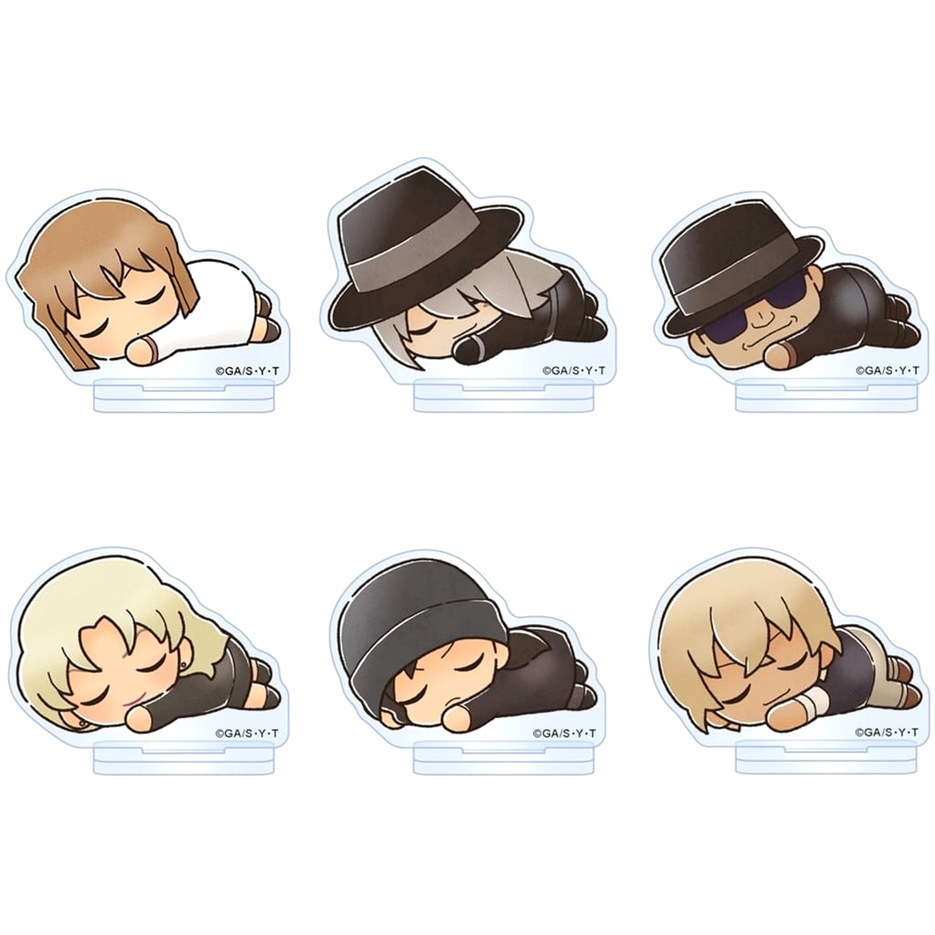 Detective Conan Sherry & Others All 6 Types Set Nemunemu Kororin Acrylic Stand Vol.2 Acrylic Stands [USED]