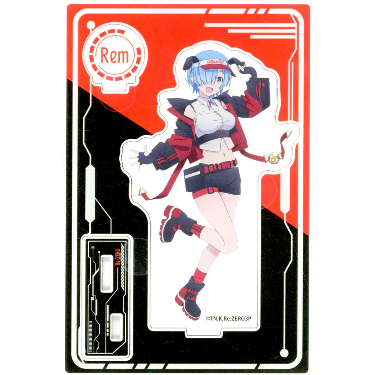 Rem Re:ZERO -Starting Life in Another World- x Round One Collabo Illustration Acrylic Stand [USED]