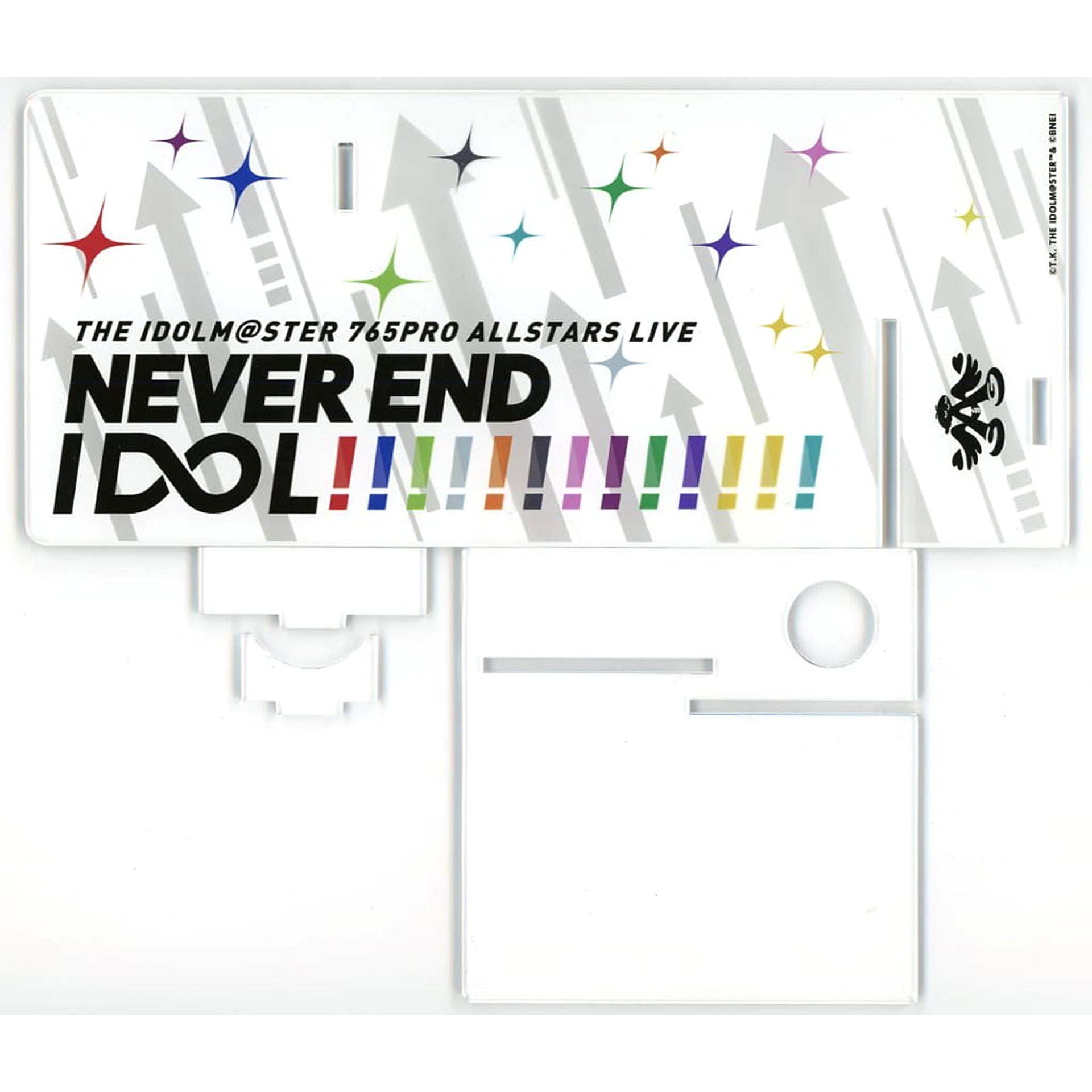 THE IDOLM@STER Logo Official Concert Light Stand 765PRO ALLSTARS LIVE NEVER END IDOL!!!!!!!!!!!!! Exclusive [USED]