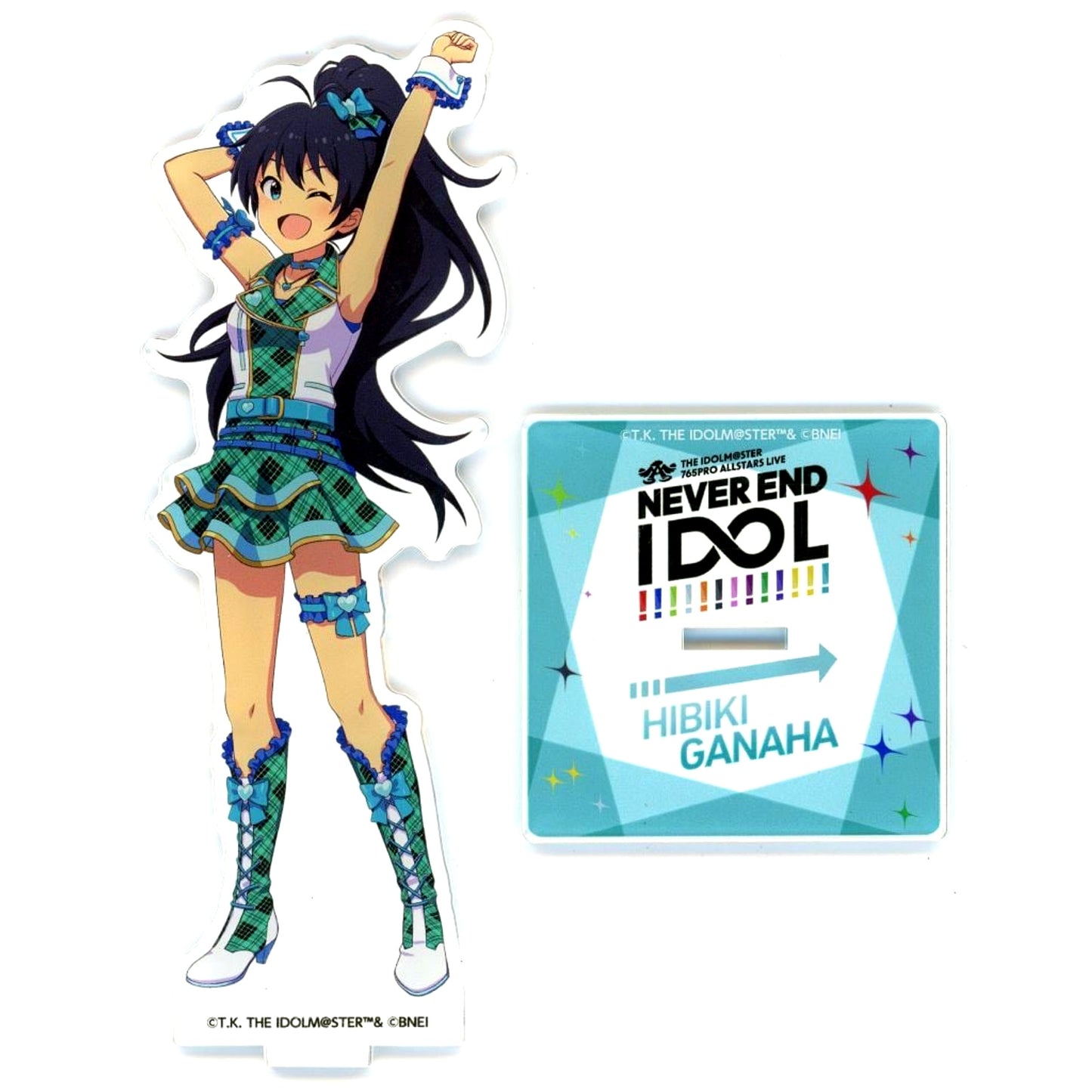 Hibiki Ganaha THE IDOLM@STER 765PRO ALLSTARS Official Acrylic Stand LIVE NEVER END IDOL [USED]