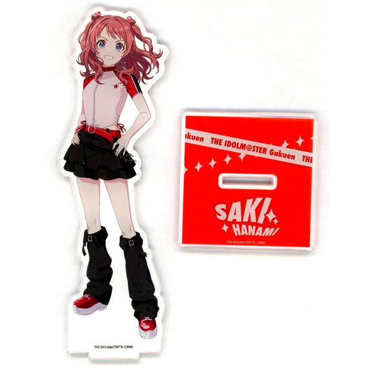 Saki Hanamami Gakuen Idolmaster Acrylic Stand POP UP SHOP in Shibuya Modi HATSUBOSHI SNAP [USED]