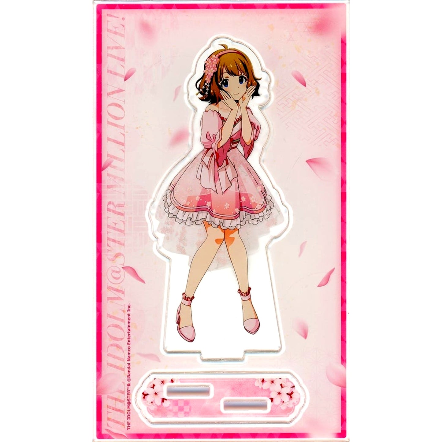 Momoko Suou Acrylic Stand The Idolmaster Million Live! x Karaoke no Tetsujin Sakura Party [USED]
