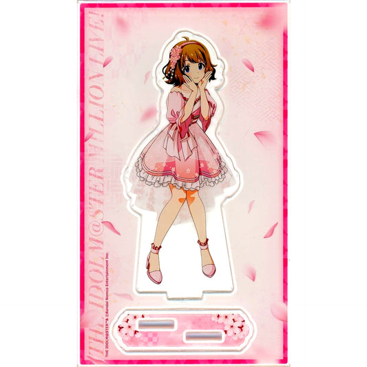 Momoko Suou Acrylic Stand The Idolmaster Million Live! x Karaoke no Tetsujin Sakura Party [USED]