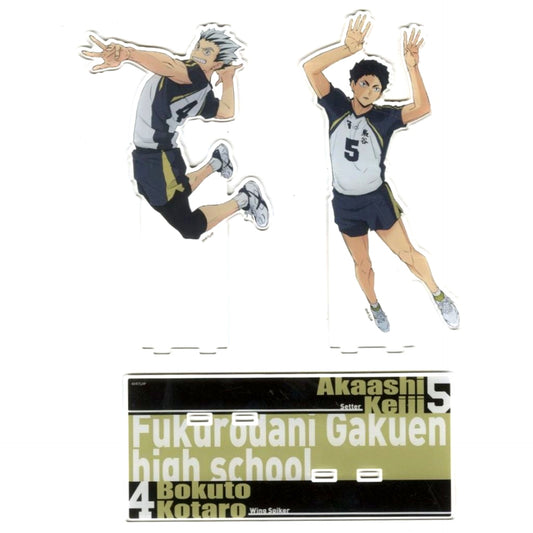 Fukurodani Academy Acrylic Stand Set of 2 Haikyu!! Seven Net Limited [USED]