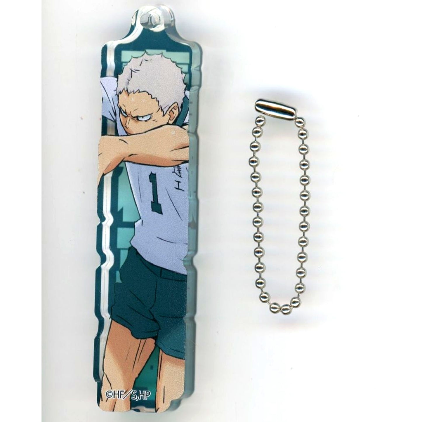 Takanobu Aone Haikyu!! Trading Acrylic Name Block Keychain Seven Net Limited [USED]