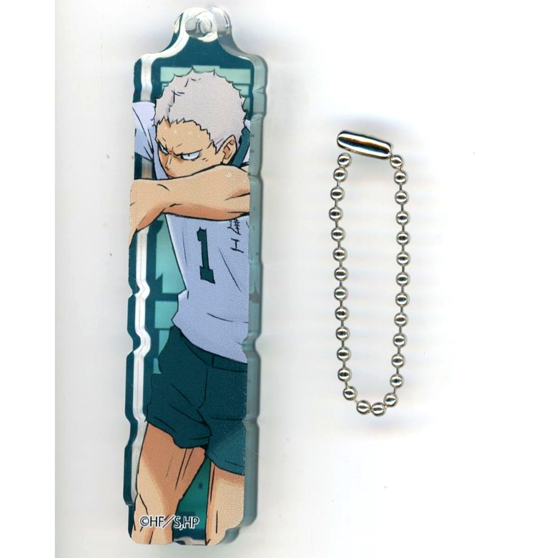 Takanobu Aone Haikyu!! Trading Acrylic Name Block Keychain Seven Net Limited [USED]