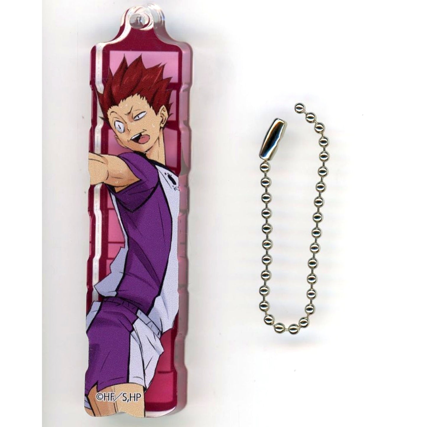 Satori Tendo Haikyu!! Trading Acrylic Name Block Keychain Seven Net Limited [USED]