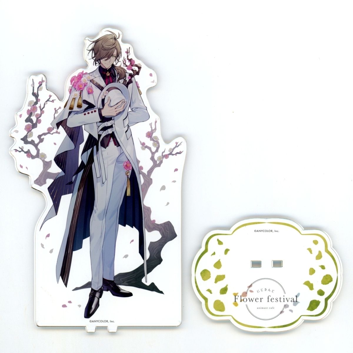 Oliver Evans Virtual YouTuber Nijisanji Acrylic Stand Flower festival x animate cafe [USED]