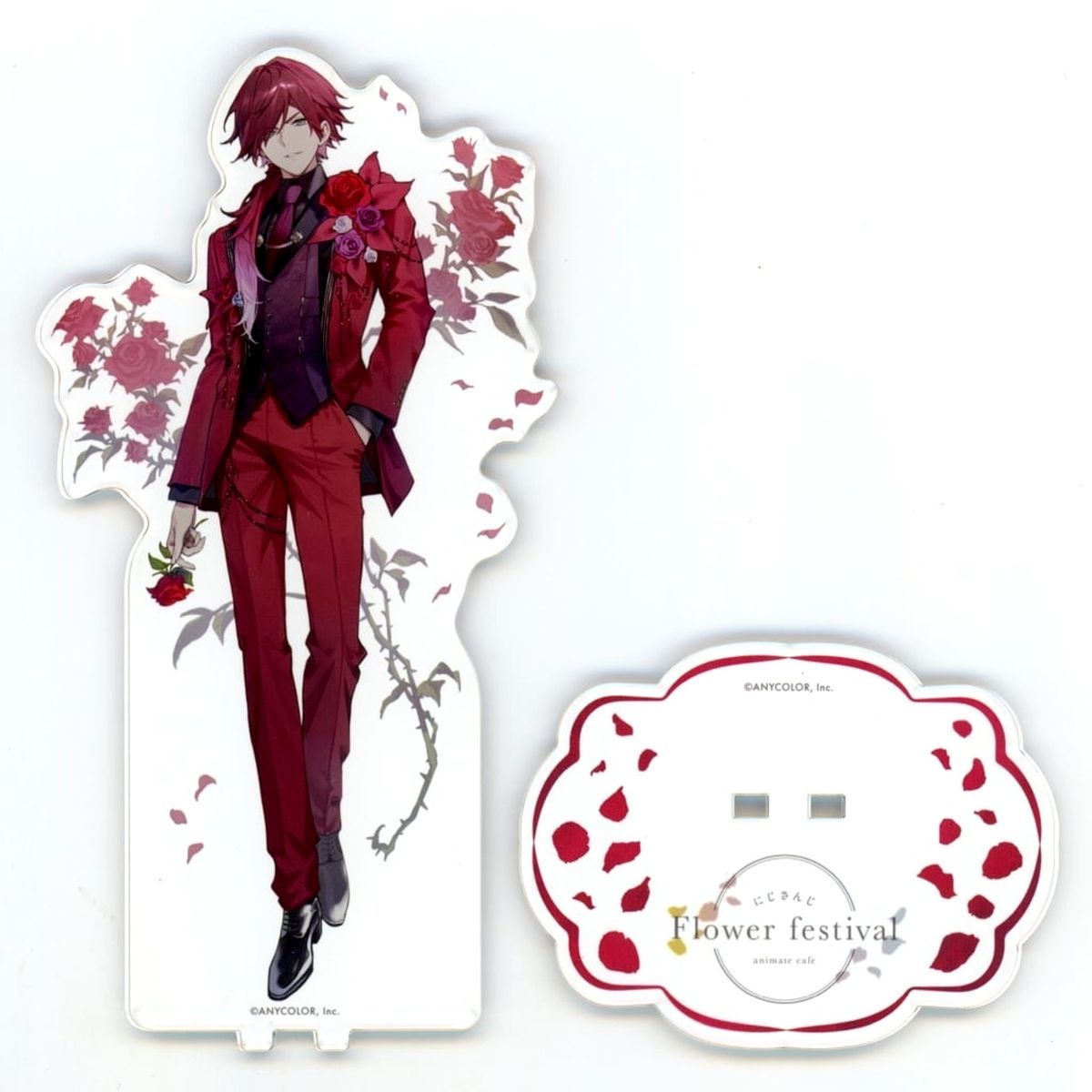 Lauren Iroas Acrylic Stand Virtual YouTuber Nijisanji Flower festival x animate cafe [USED]