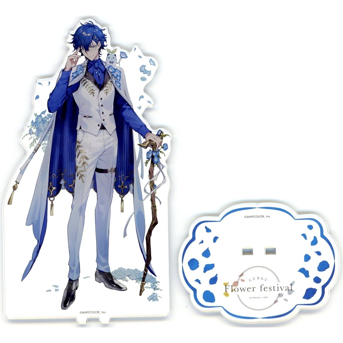 Leos Vincent Acrylic Stand Virtual YouTuber Nijisanji Flower festival x animate cafe [USED]