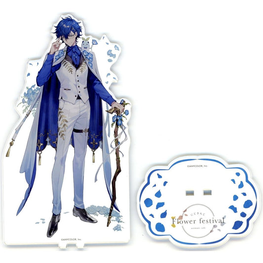 Leos Vincent Acrylic Stand Virtual YouTuber Nijisanji Flower festival x animate cafe [USED]