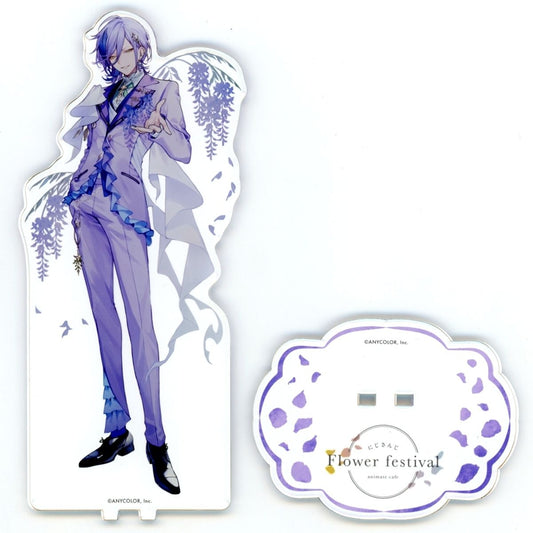 Sakaki Ness Acrylic Stand Virtual YouTuber Nijisanji Flower Festival x animate cafe [USED]