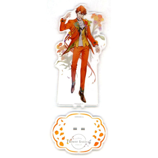 Yusei Kitami Acrylic Stand Virtual YouTuber Nijisanji Flower Festival x animate cafe [USED]