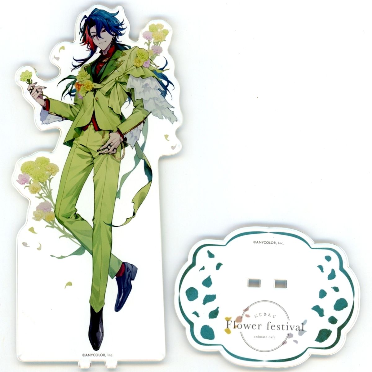 Kaisei Acrylic Stand Virtual YouTuber Nijisanji Flower Festival x Animate Cafe [USED]