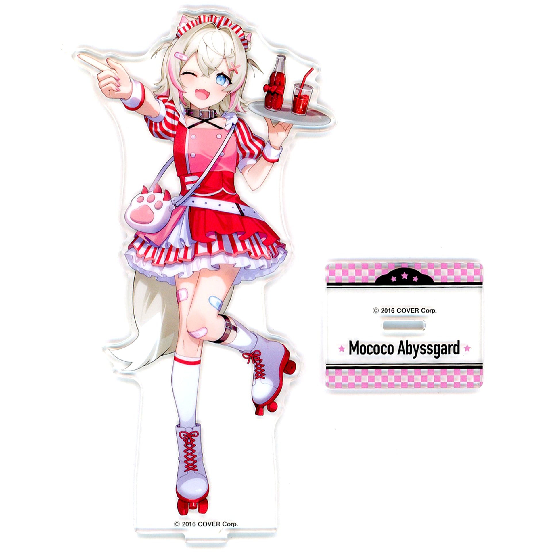 Mococo Abyssgard Virtual YouTuber Hololive English x FamilyMart Original Acrylic Stand [USED]