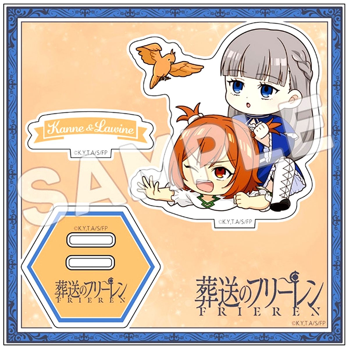Kanne, Lawine Acrylic Stand First Class Mage Exam Arc Schticule Frieren: Beyond Journey's End [USED]