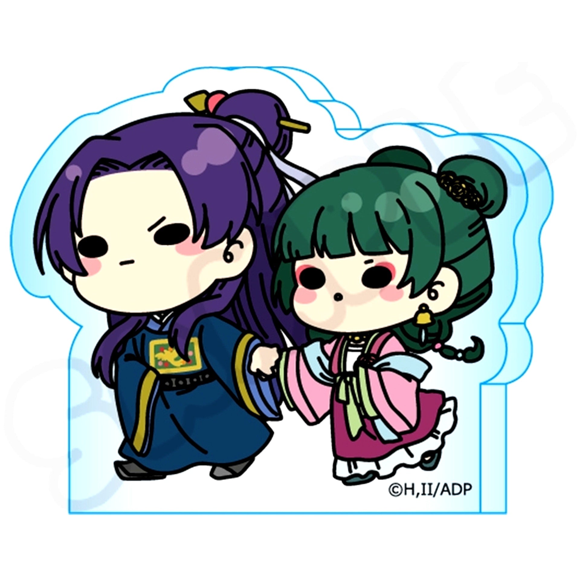 Maomao & Jinshi D The Apothecary Diaries mochocho Series Acrylic Mini Block [USED]