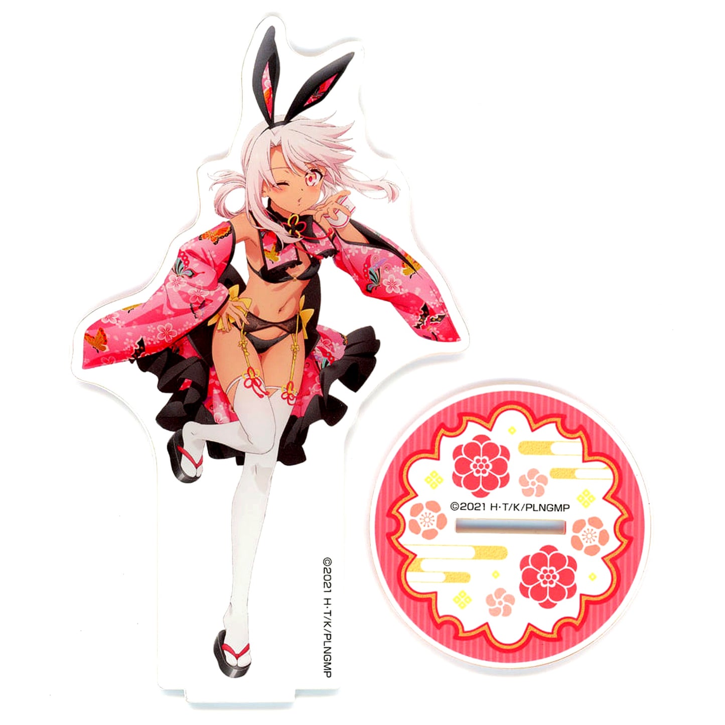 Chloe von Einzbern Fate/kaleid liner Prisma Illya Licht The Nameless Girl Newly Illustrated BIG Acrylic Stand Japanese Style Bunny Ver. Fate/kaleid liner Prisma Illya Licht The Nameless Girl x Don Quijote [USED]