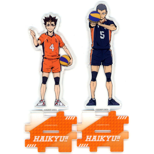 Yu Nishinoya & Ryunosuke Tanaka Haikyu!! The Dumpster Battle Combination Acrylic Stand China Limited [USED]