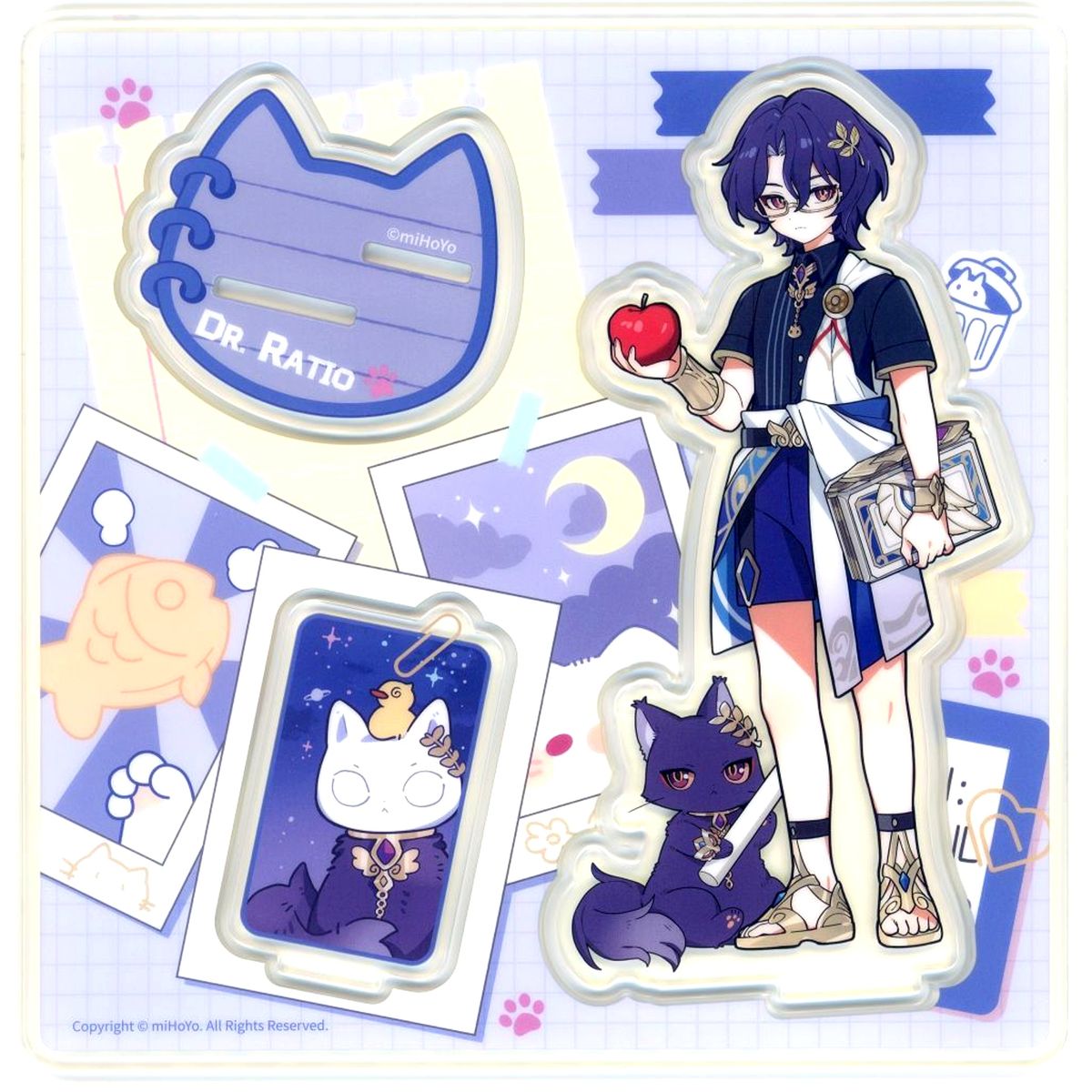 Dr. Ratio Honkai: Star Rail Kobuten Neko Neko Series Acrylic Stand [USED]