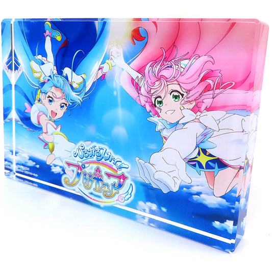 Cure Sky, Cure Prism New Illustration Acrylic Item Blu-ray Soaring Sky! Pretty Cure Amazon JP All Volumes Purchase Bonus [USED]