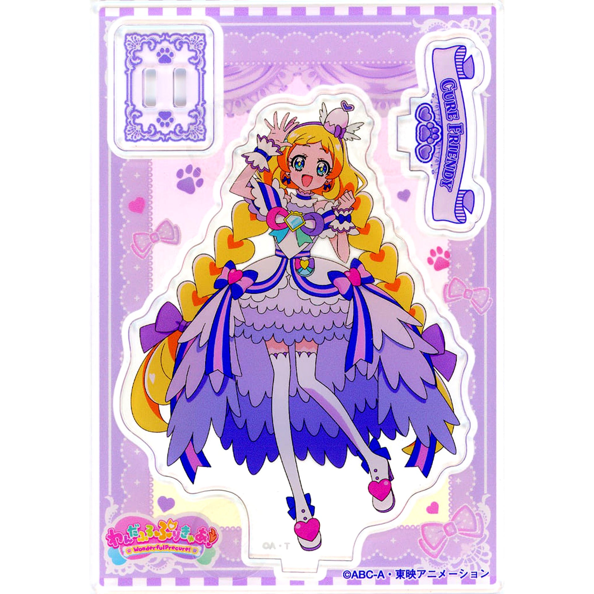 Cure Friendy Wonderful Precure! Diamond Ribbon Style Acrylic Stand Vol.3 [USED]