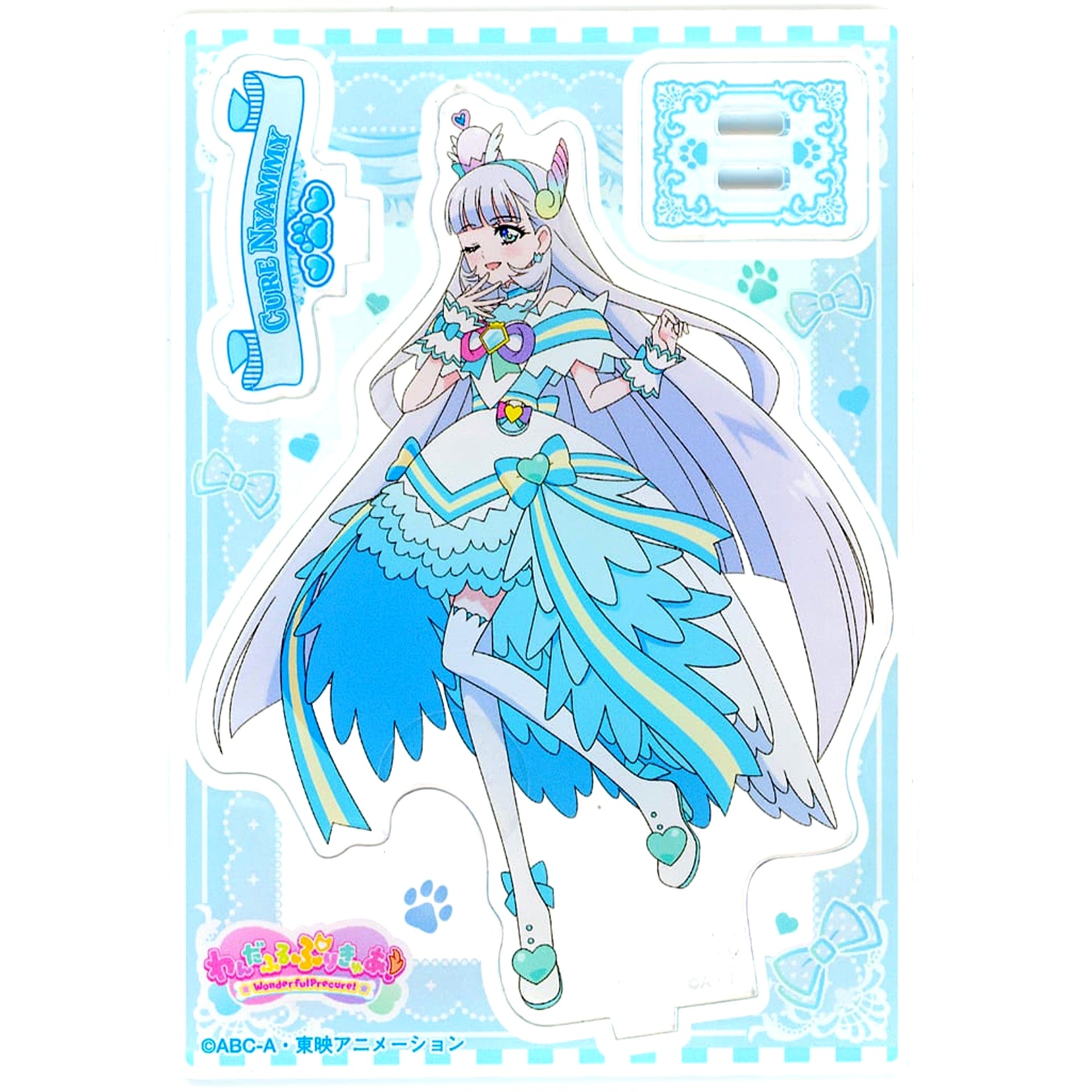 Cure Nyammy Wonderful Precure! Diamond Ribbon Style Acrylic Stand Vol.3 [USED]